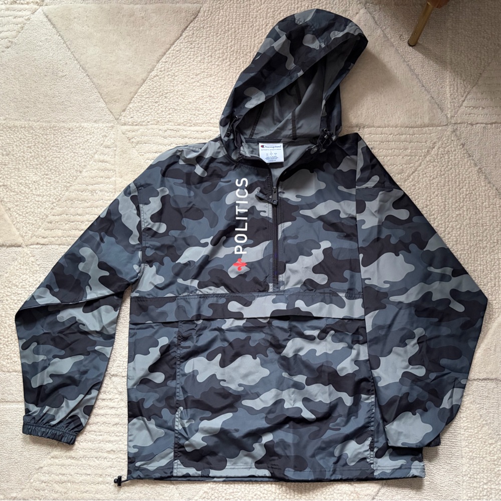 Champion Gray Camouflage Windbreaker